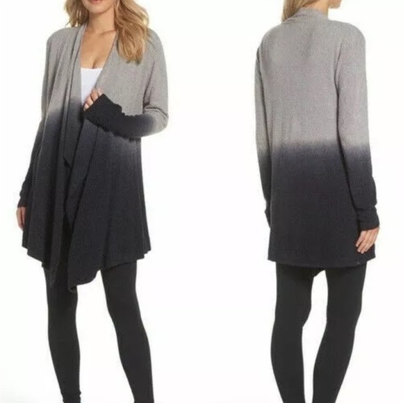 Barefoot Dreams CozyChic Lite Ombré Calypso Wrap Midnight Combo - Picture 10 of 10